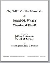 Go Tell it on the Mountain/Oh What a Beautiful Child SATB choral sheet music cover